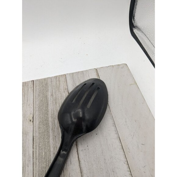 Tailor Made Products Slotted Spoon #1 Black Nylon Plastic 11 1/2" - Picture 5 of 9